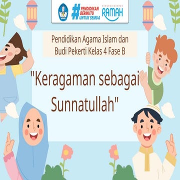 Keragaman sebagai Sunnatullah: Memahami dan Menghargai Perbedaan dalam ...