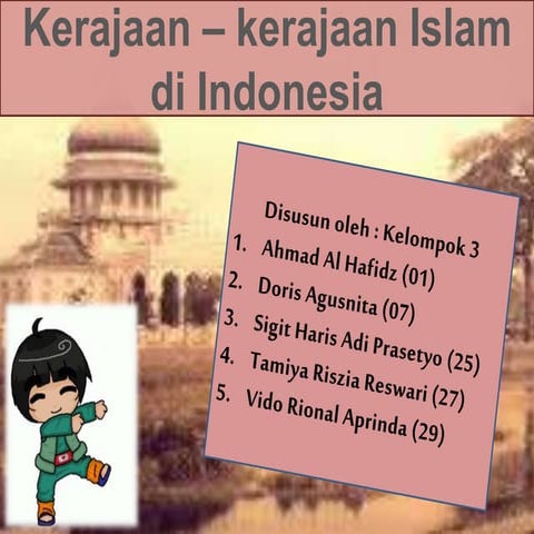Ppt kerajaan islam di Indonesia