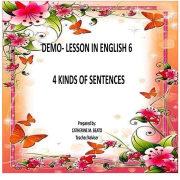 Demo Lesson and PPT Kinds of Sentences.pptx