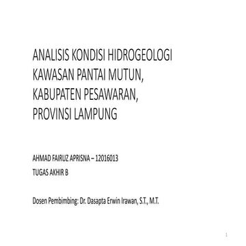 KOLOKIUM | AHMAD FAIRUZ APRISNA