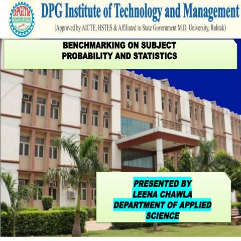 PPT mathematical BENCHMARKING for educating