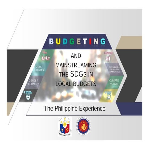 Budgeting and mainstreaming the SDGs in local budgets