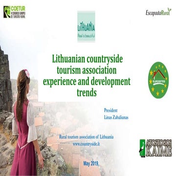 Turismo rural en mercados extranjeros - Linas Zabaliunas