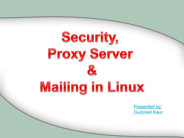 Ppt linux