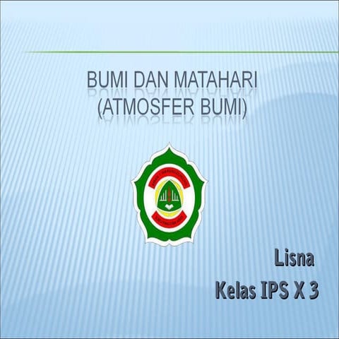 Ppt Atmosfer lisna