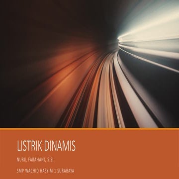 MATERI LISTRIK DINAMIS KELAS IX SMP SEMESTER 2