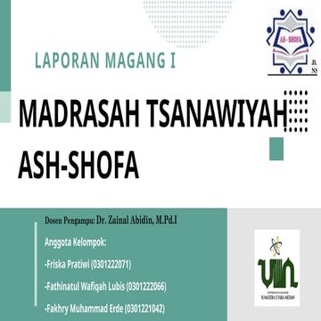 PPT MAGANG MTs Ash-Shofa Kota Medan.pptx