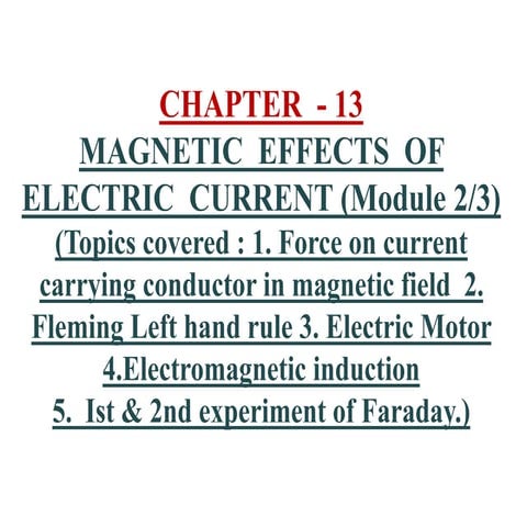 Right hand and left hand rules rotating magnetic field | PDF