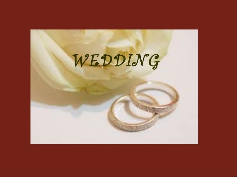 Presentation of couple wording picture