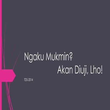 Ppt materi 3 (ngaku mukmin)