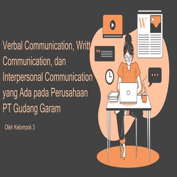 Ppt materi verbal, writte, dan interpersonal communication yang ada ...