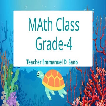 Finding the Missing Number -Grade 4.pptx