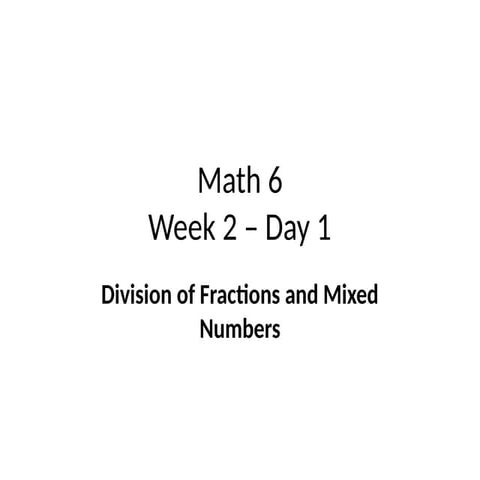 Ppt Math Quarter 1 Week 3 Grade 6 Learners Pptx