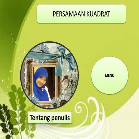 Ppt persamaan kuadrat