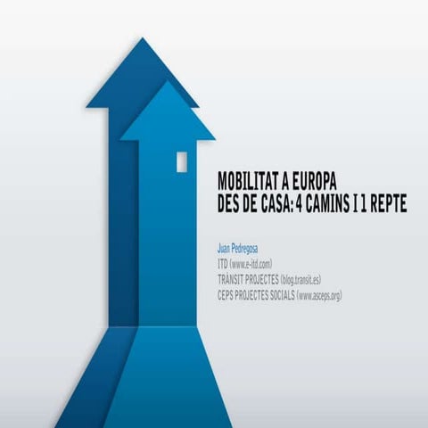 Mobilitat europea per a professionals de l'àmbit social: 4 camins i un repte