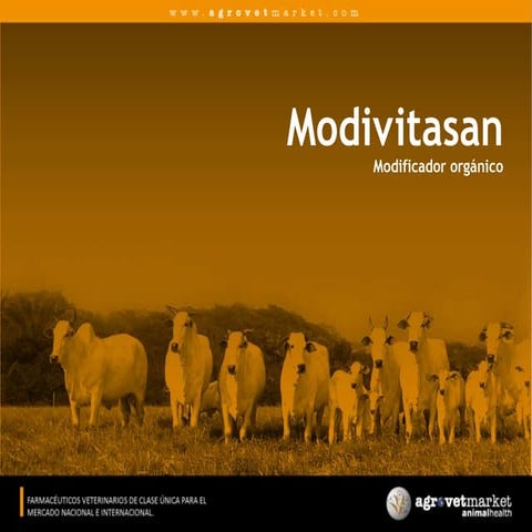 Modificador Orgánico: Modivitasan | PPTX