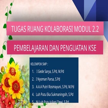 Kesadaran Sosial Emosional Untuk Kelas 7 Pptx