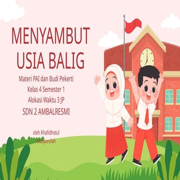 Fiqh 4 Tanda-tanda Baligh | PPTX