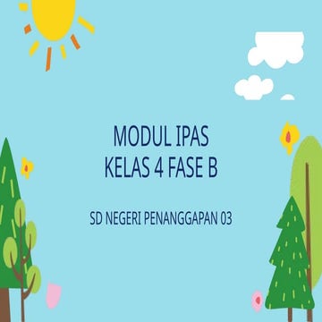 Modul Ajar IPAS Kelas 4 Fase B Kurikulum Merdeka | DOCX