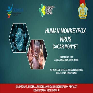 Leaflet Tentang kesehatan tentang penyakit monkeyfox | PDF