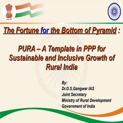  Provision of Urban Amenities in Rural Areas(PURA)