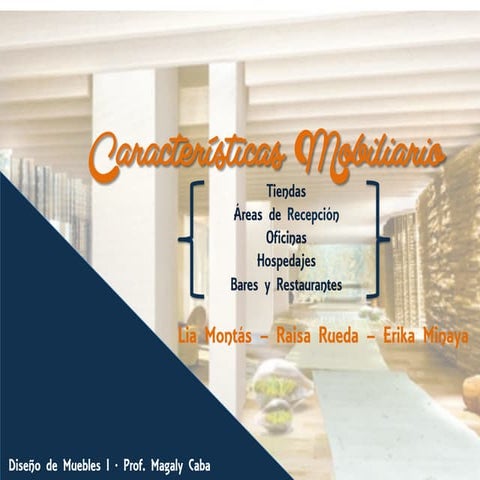 PPT Características Muebles