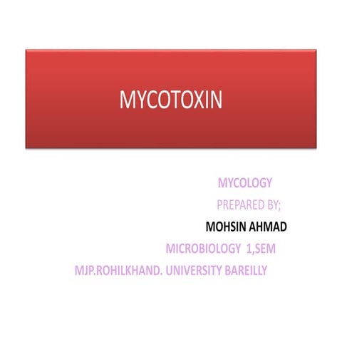 Mycotoxin.ppt