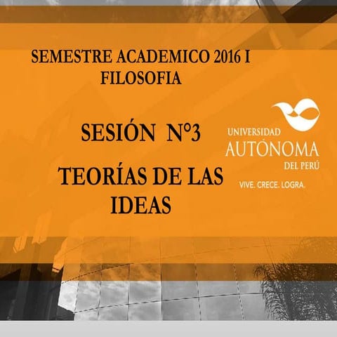 TEORIA DE IDEAS