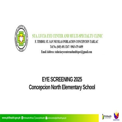 PHILHEALTH SLIDE FOR EYE SCREENING WITH FLOWCHART .pptx
