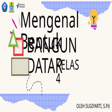 Mengenal Bentuk Bangun Datar: Segi Banyak, Persegi, Persegi Panjang ...