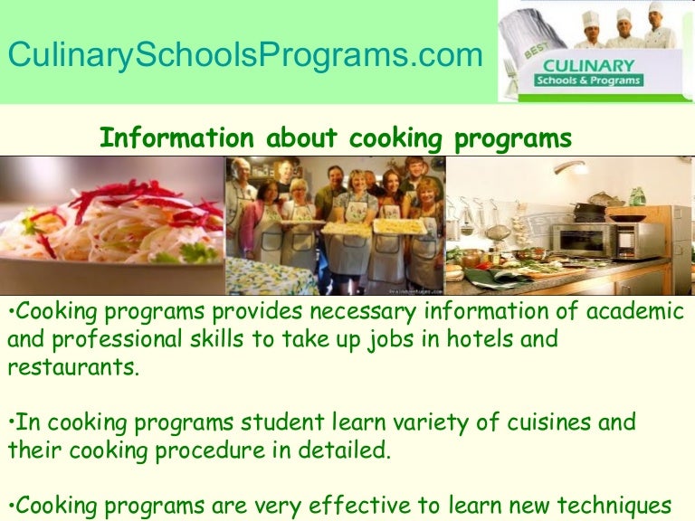 How to Find Best Cooking Culinary Programs