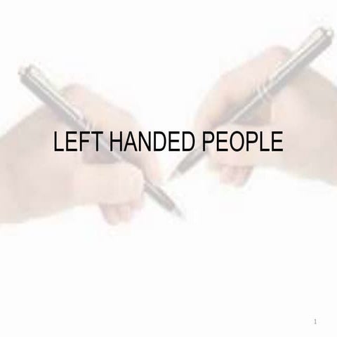 left handed people 