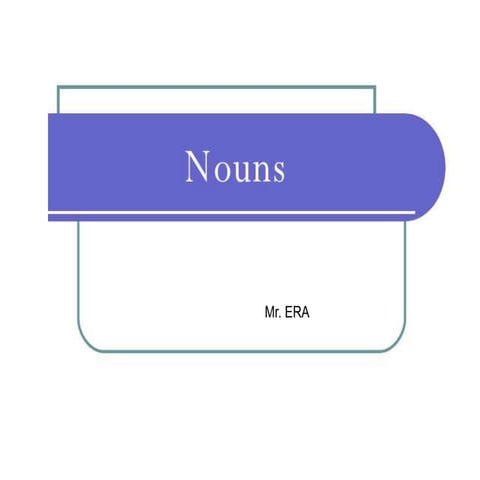 Ppt of noun