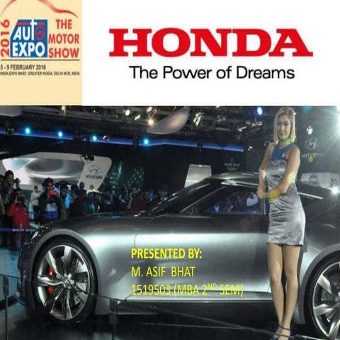 Auto Expo Of Honda Company- 2016