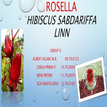 Ppt of rosella cap cupz | PPTX
