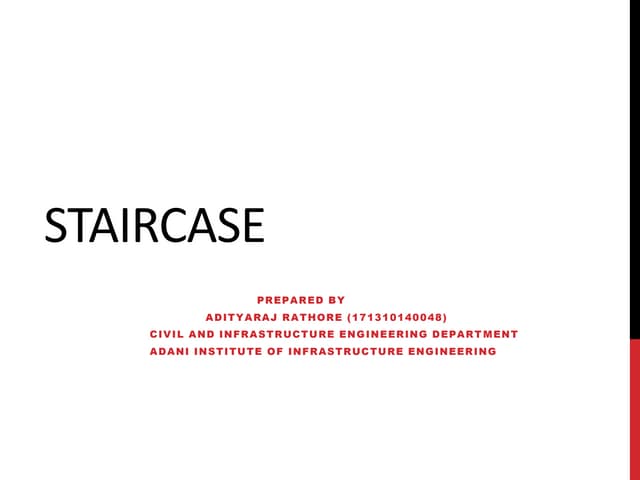 Staircase ppt 