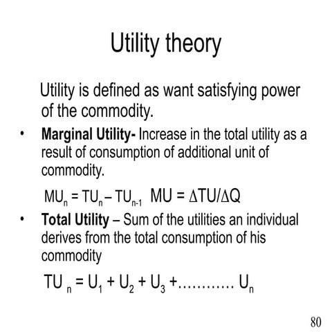 PPt of theory of demand  in microeconomics