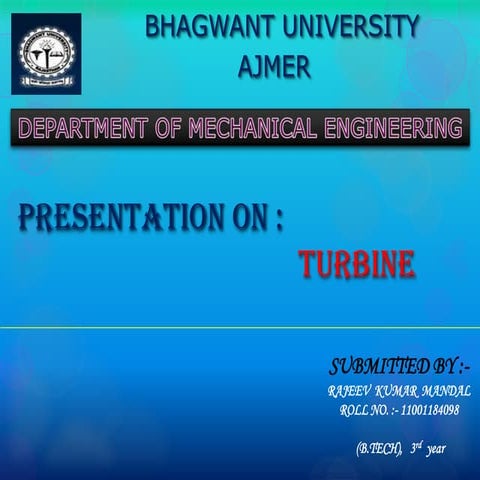 Ppt of turbine