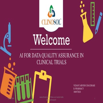 AI for Data Quality Assurance in Clinical
