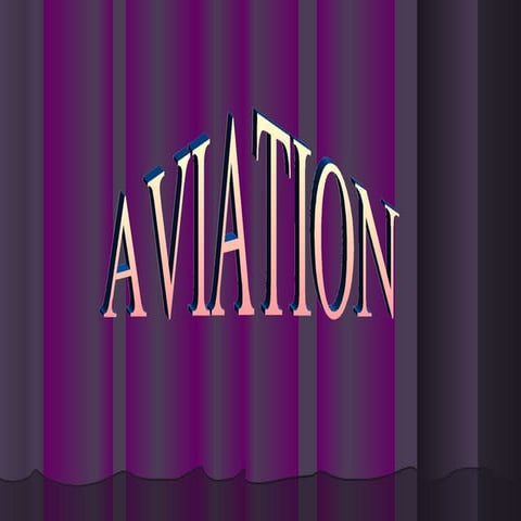 Ppt on aviation