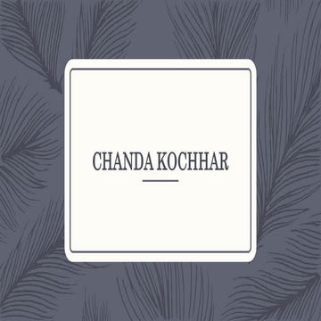 Ppt on chanda kochhar