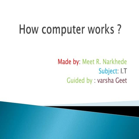 Ppt on computer | PPT