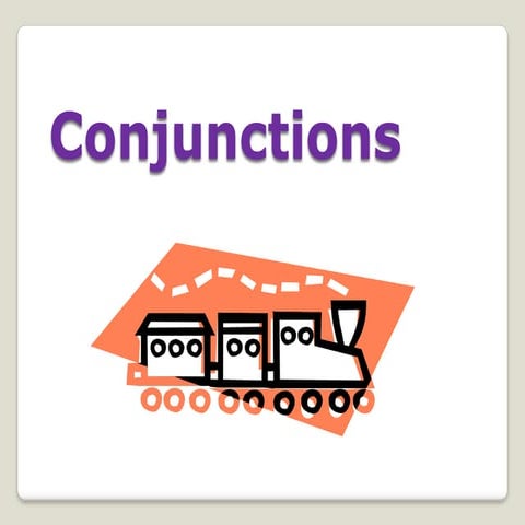 PPT on  conjunctions FOR GRADE VIII STUDENTS