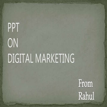 Digital Marketing Executive 