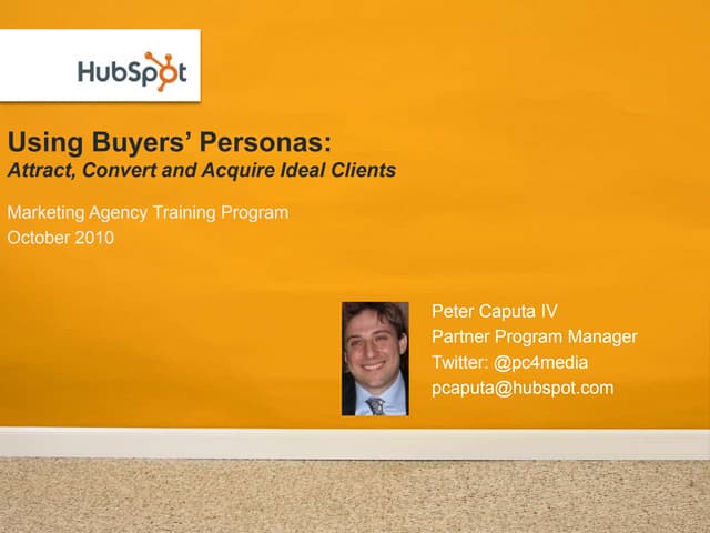 Understanding Buyers Personas