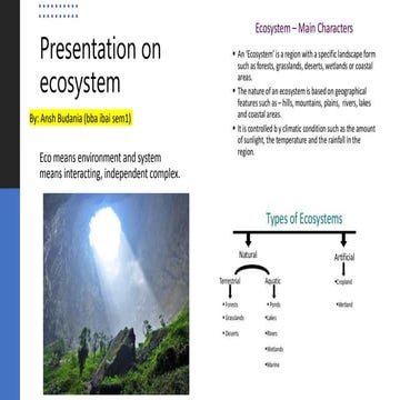 Ppt on ecosystem | PPT