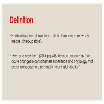 Ppwerpoint ppresentation on emotion pptss