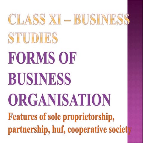 ppt on Forms of business organisation..pptx