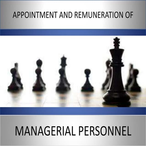 Appointment & Remuneration of Managerial Personnel | PPSX
