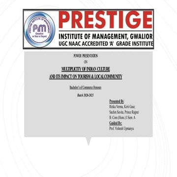 Multipicity of Indian culture